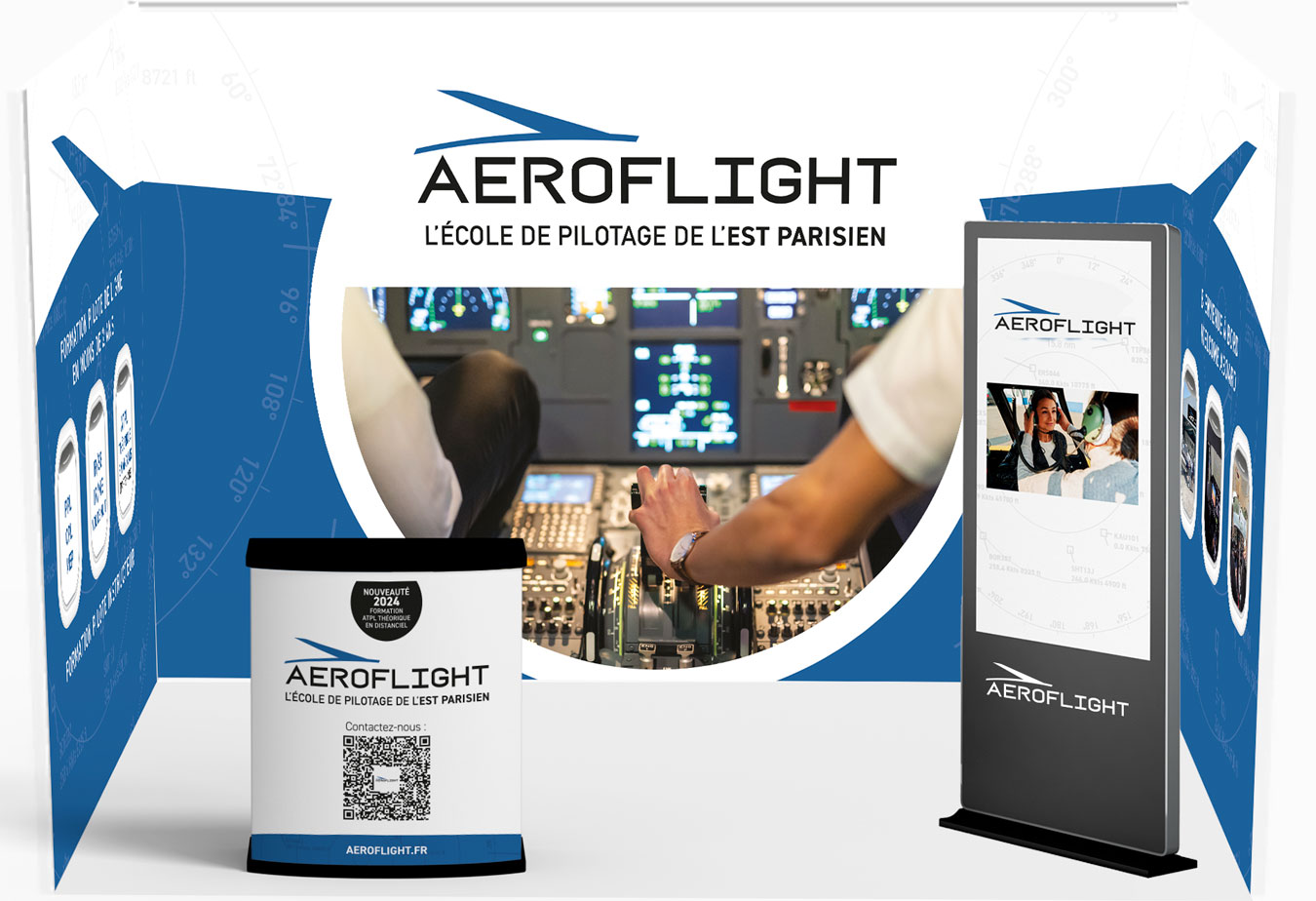 Aeroflight réalisation agence neocom digital creation print conseil creation site web