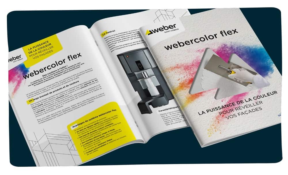 Weber réalisation agence neocom, design, digital creation print conseil brochure, magazine, flyers, communication marketing, creation site web