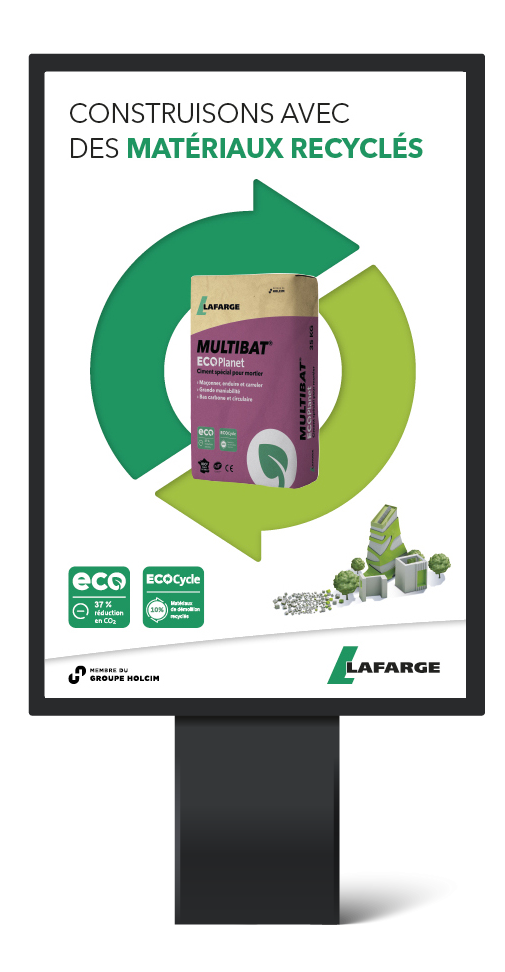 Lafarge réalisation agence neocom, design, digital creation print conseil brochure, magazine, flyers, communication marketing, creation site web