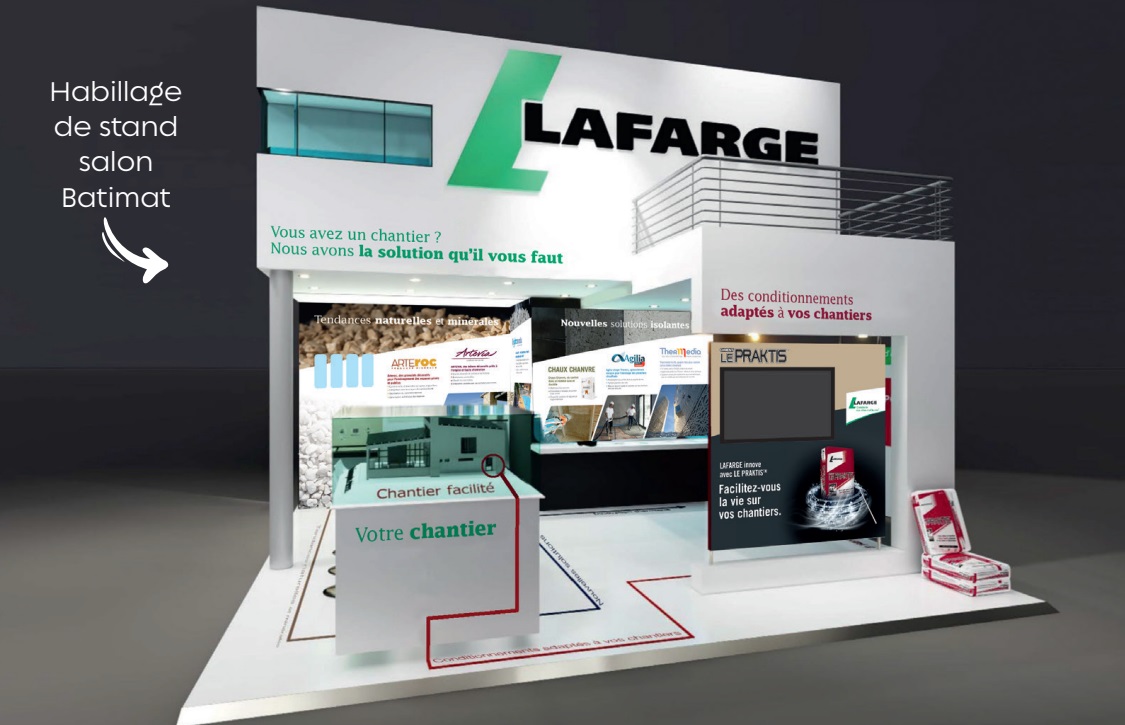 Lafarge réalisation agence neocom digital creation print conseil brochure, magazine, flyers, communication marketing, creation site web